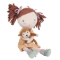 Preview: Kuschelpuppe Sophia 35cm mit kleinem Äffchen von Little Dutch